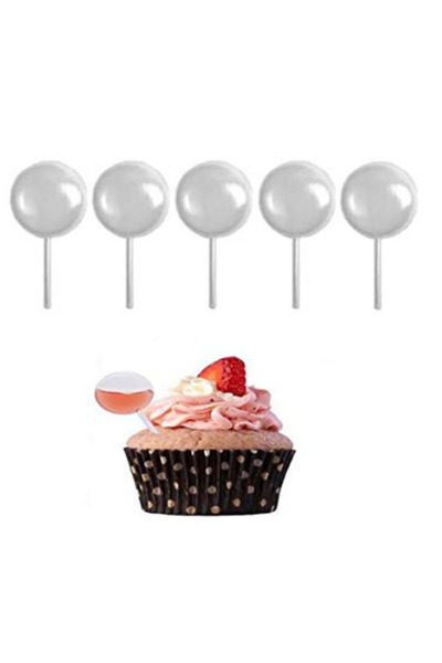 adin tasarım Sos Damlalığı 6lı Daire Cupcake Kek Tatlı Dondurma Sos Dolgu Tüp...