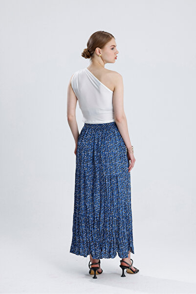 Gökçe Giyim Florencia Viskon Katlı Etek