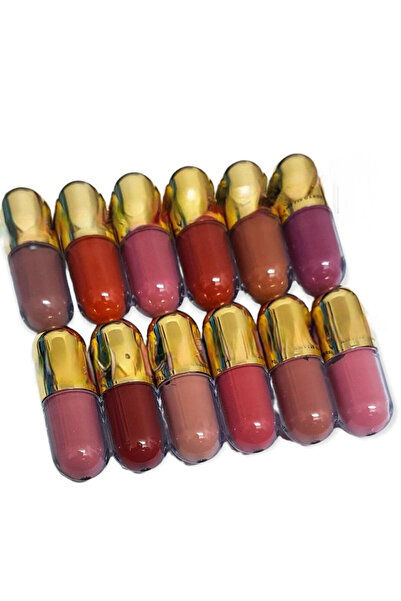 real beauty 12-piece multi-colored lipstick set