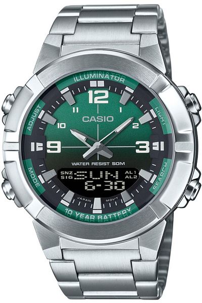 Casio ساعة يد رجالية Amw-870da-3avdf