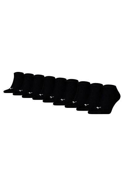 Puma Unisex Sneakersocken, 9er Pack - Sneaker Plain ECOM 9P, Logo, einfarbig