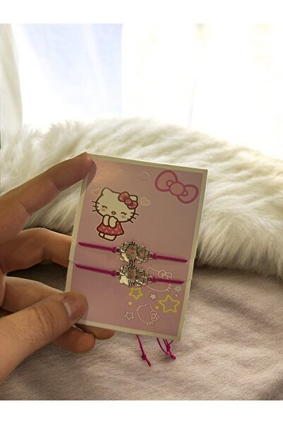 GLANZEND 2'li Hello Kitty Arkadaşlık Bileklik Best Friends Bileklik