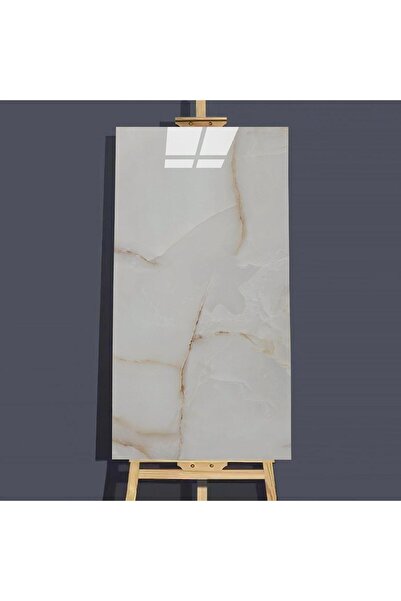 UKAB Kendinden Yapışkanlı Bej Mermer Görünümlü Dekoratif Pvc Duvar Paneli  30...