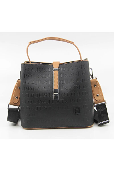 Just Polo Women's Original Adjustable Long Strap Medium Size Hand and Shoulder Bag Shopper