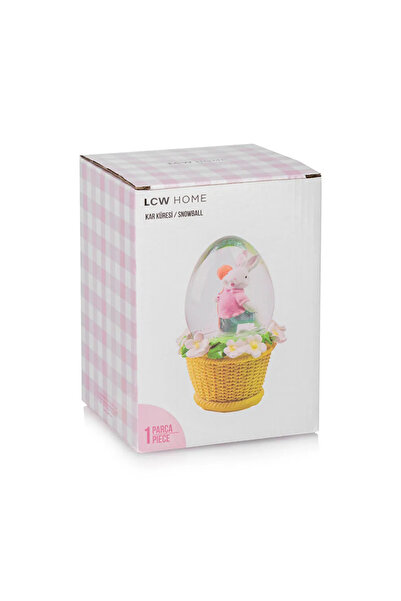 LC Waikiki LCW HOME Karışık Tavşan Figürlü Kar Küresi 12 Cm