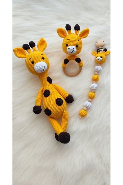 Crafttoys Amigurumi sevimli zürafa set
