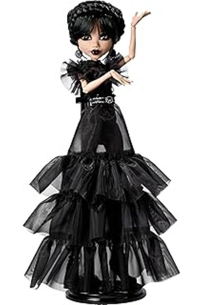 Mu Art Ahşap Monster High - Wednesday Prom Dress Doll, 3Y+, Hxj03