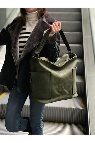 Vendetta Çanta Side Zipped Hand & Crossbody Bag