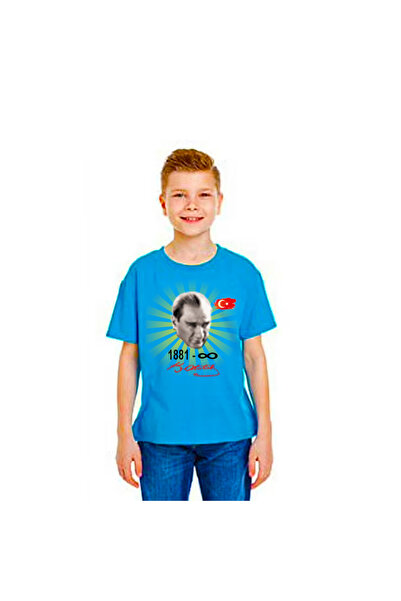 HediyeMania Ataturk Štampano Dječja majica Mustafa Kemal Ataturk Štampano Maj...