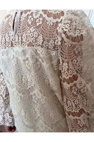 By Piera Cotton Lace Kids Blouse