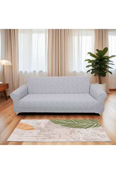 upmall Husă pentru scaun din scoarță de copac jacquard pentru 3 persoane, hus...