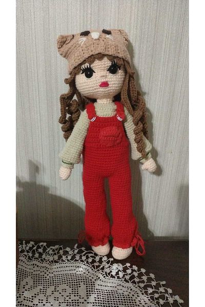 SKOC Amigurumi Doll - Cotton Rope Hand Knitted Toy 35 cm Medicine Clothing & Shoes