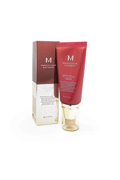 Missha كريم بي بي إم بيرفكت كوفر بعامل حماية من الشمس 42 Pa+++ رقم 23 بيج طبيعي 50 مل