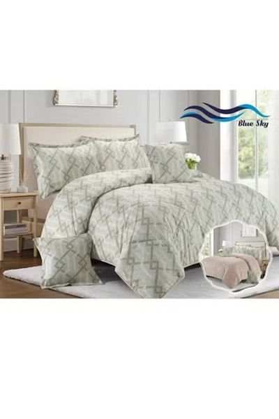 smart home two-sided quilt set, two-sided mattress, consisting of 6 pieces, quilt with 6-piece filling