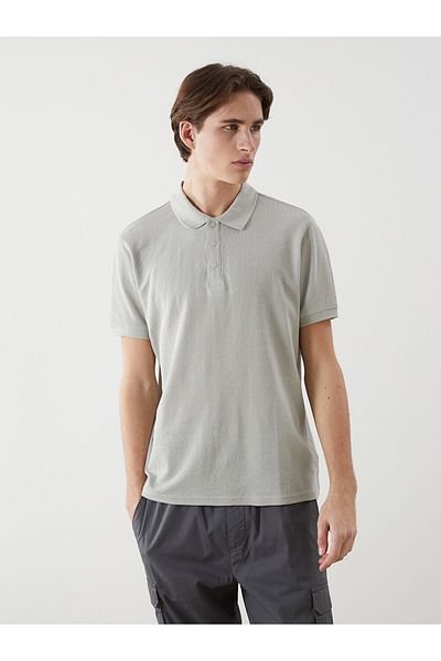 LC Waikiki Νέα σεζόν Polo Collar Ανδρικό Tisort με κοντό μανίκι - S5EI28Z8