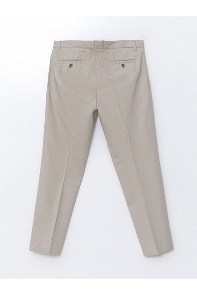 LC Waikiki Ανδρικό πλισέ παντελόνι LCWAIKIKI Formal Standard Fit Λινό Μικτό