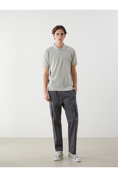 LC Waikiki Νέα σεζόν Polo Collar Ανδρικό Tisort με κοντό μανίκι - S5EI28Z8