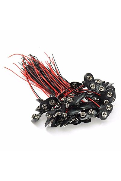 Genel Markalar 9 Volt Pil Başlığı - Arduino Pcb Elektronik Devre Raspberry Pıc 9v Pil Bağlantı Kablosu