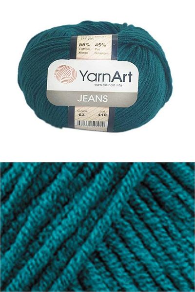 Yarnart Yarn Art Jeans 63 Σειρά Αμιγκούρι Υφασμάτων