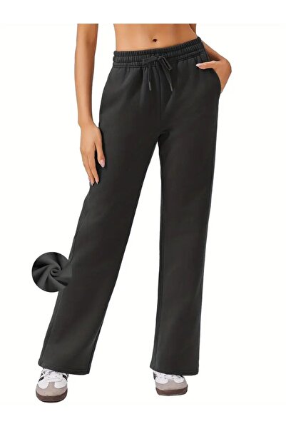 CAONNES Γυναικεία μαύρα φαρδιά αθλητικά παπούτσια με χαλαρή εφαρμογή, υψηλής ...