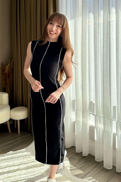 Dilay Gökoğlu Butik Rochie din țesătură otomană cu fante