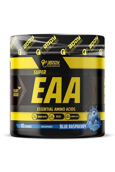 Body Builder Super Eaa, Blue Raspberry, 390 Gm, Improves Muscle Growth