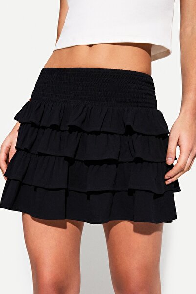 Bershka Ruffled mini skirt