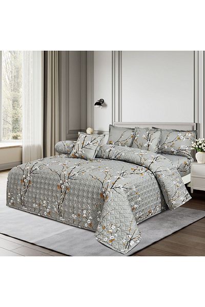 mingle Double-sided summer compressed quilt set, 230*250, 6-piece system