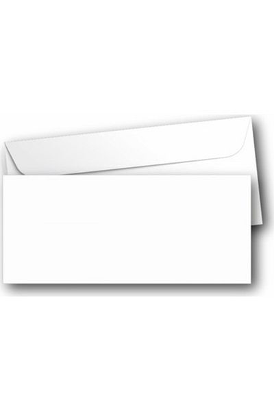 MR RZN STORE Flat Windowless Diplomated Envelope 90Gr.105X240Mm 500 Pieces (4767) - Lisinya