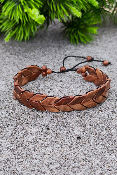 SİLVERA TELKARİ Kuka Bileklik Başak Model Bileğe Göre Ayarlanabilir Unisex Bileklik BT004