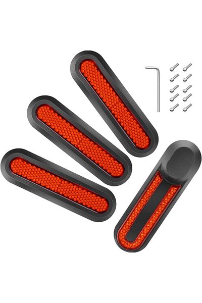 Choice red sets Electric Scooter Rear Side Wheel Cover Reflective Stickers for Xiaomi M365 1S Essential Pro