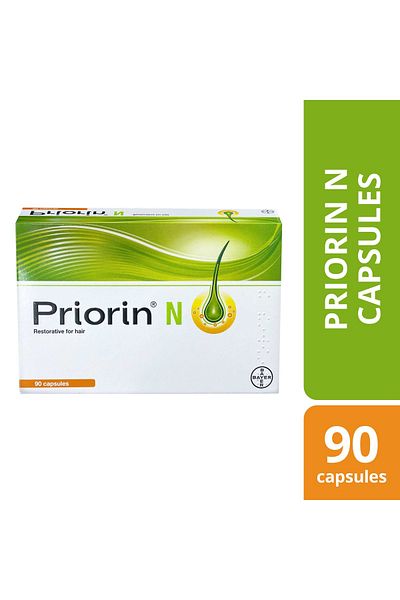 Bayer priorin n restorative for hair 90cap box