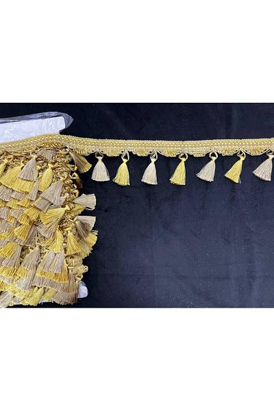 Helezoni Fringe Icicle and Tassel 1 Meter Long for Curtain Drapery