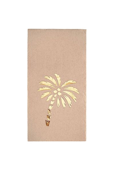 Story 40X40 cm Gold Foil Name Palm Tree Patterned 16Pcs 1/8 Fold Kraft Paper