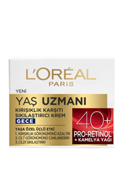 Genel Markalar Lo Paris Yaş Uzmanı 40+ Kırışıklık Karşıtı Gece Bakım Kremi 50Ml