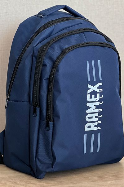 FCSTORE Unisex Navy Blue σακίδιο πλάτης Μεγάλο μέγεθος Υδατοαπωθητικό ύφασμα Τσάντα Laptop Travel 45x30x15cm 24lt