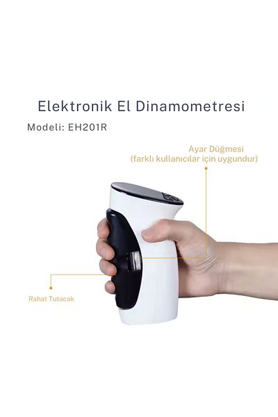 farissu Digital Memory Hand Wrist Power Meter Muscle Hand Dynamometer Hand Tightening Force Measuring Device