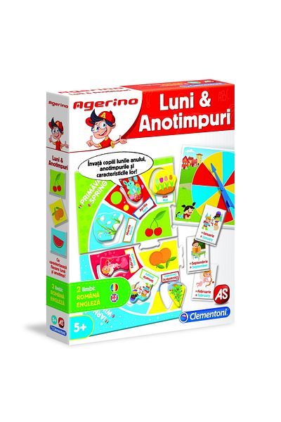 As Joc Educativ Agerino Invata Lunile Si Anotimpurile