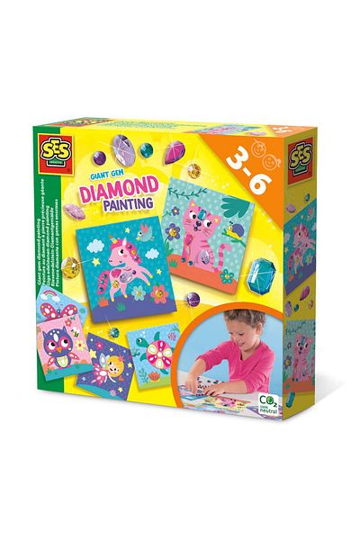 SES Creative Set Cu Diamante Mari Autocolante