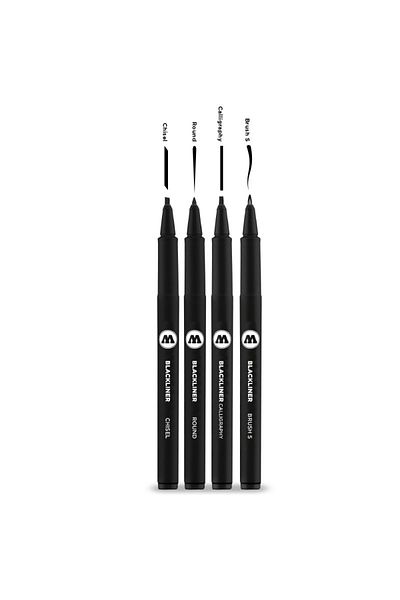 Molotow Blackliner Etui Set 3 4 Pcs.