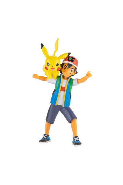 Pokemon - Figurină de acțiune Deluxe, (ASH și PIKACHU) S12