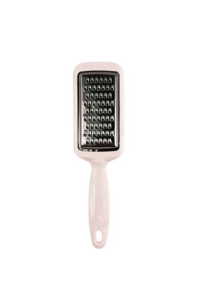 Micostore Food Grater, With Plastic Handle And Hanger, Stainless Steel Blade, Bpa Free, Pink
