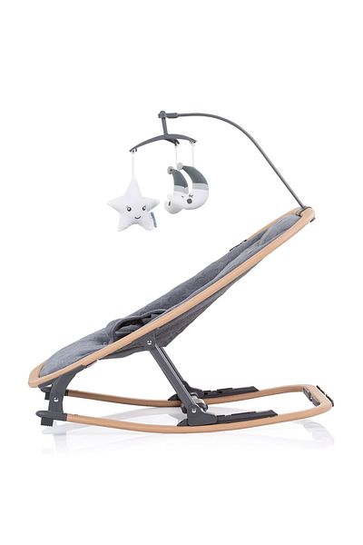 Chipolino Scaunel Balansoar Velvet Graphite Wood