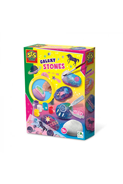 SES Creative Δημιουργικό Σετ - Διακοσμήστε Πέτρες με Θέμα τον Γαλαξία