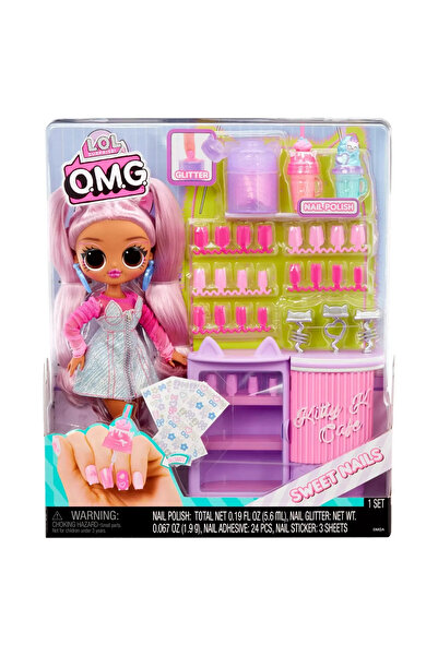 MGA L.o.l. Surprise! Omg Sweet Nails Kitty K Caf?ö£?½ Set Papusa Cu Accesorii