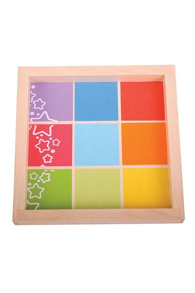 BigJigs Wooden cubes with pictures