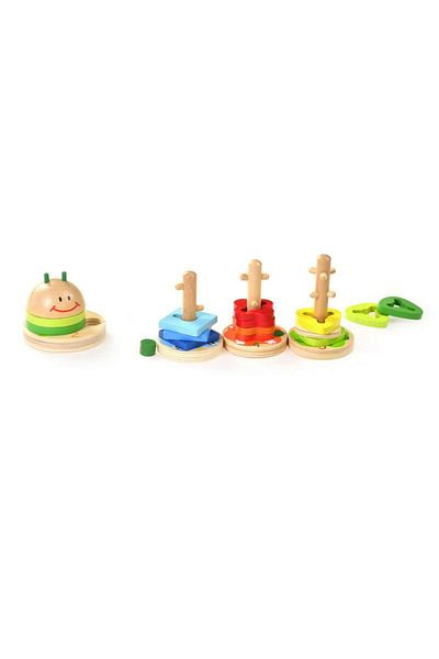 Bebeluc Matching game - Cheerful caterpillar