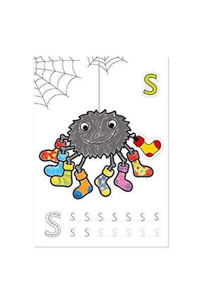 Orchard Toys Omalovánky s anglickými aktivitami a samolepkami ABC