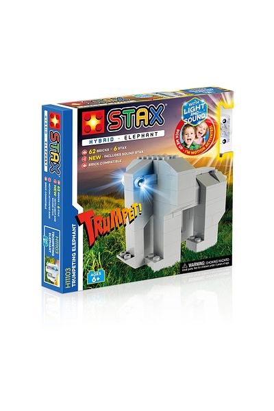 OEM Toy - Stax Construction Sets With Lights And Sounds - Elephant