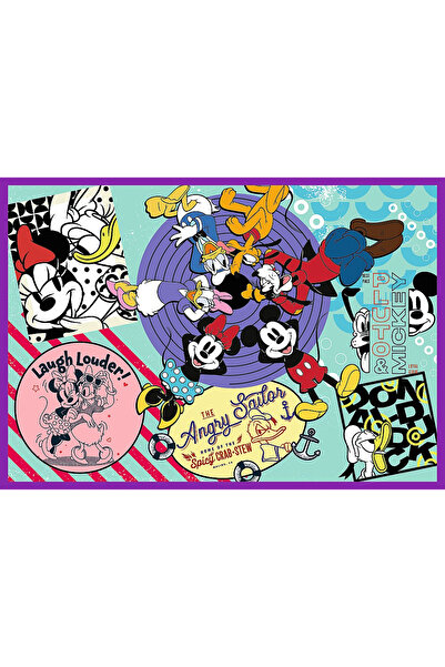 Trefl Puzzle 4x250 Disney Mickey Mouse și Prietenii